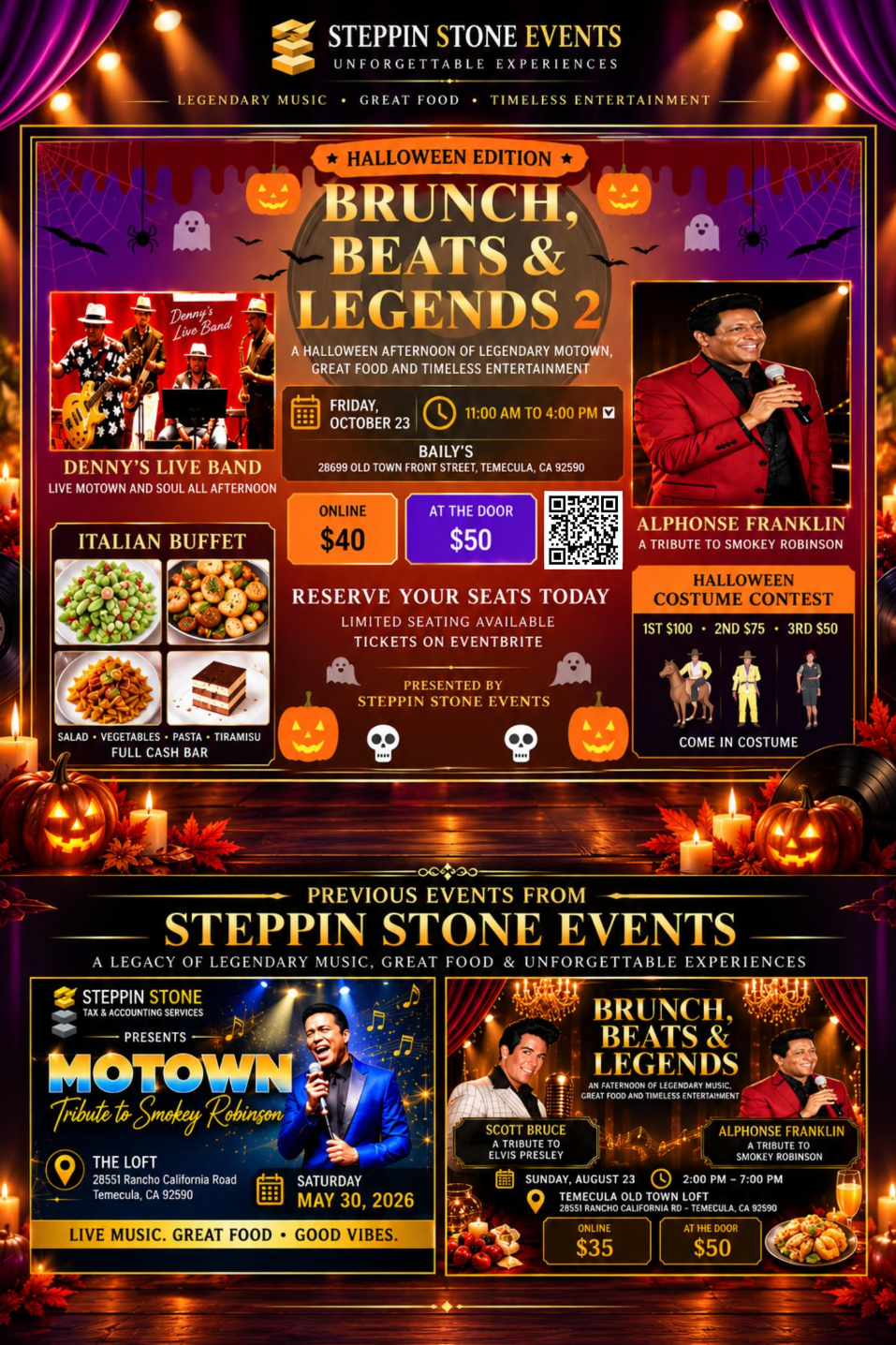Brunch, Beats and Legends 2 event poster